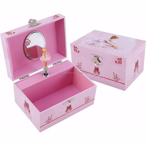 Caja Musical Blanca de 5 Pulgadas de Ever Bright Factory Direct, Caja Musical de Bailarina de 5 Pulgadas con Cajón y Logotipo Personalizado para Niños - Product Image 6