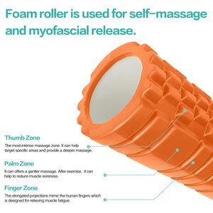 Colonne de Yoga creuse de <span class=keywords><strong>Protection</strong></span> de l'environnement EVA 30cm/33cm tige de Massage en <span class=keywords><strong>mousse</strong></span> d'arbre de Fitness bâton de Massage de Relaxation musculaire - Product Image 2