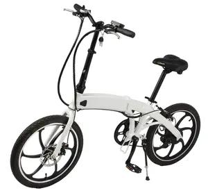 2023 factory in stock E-bike 20 Inch Cheap Bike Folding Electric Bicycle with SHIMANO 6 speed gear with PAS foldable mini ebike