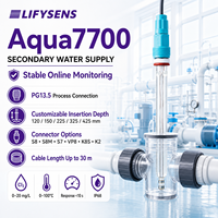 Capteur de chlore résiduel Aqua7700 0-100°C 0-3 Bar avec affichage numérique pour la surveillance de l'eau du robinet, des piscines et des systèmes d'alimentation en eau secondaire