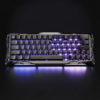Clavier mécanique de jeu GravaStar Mercury V60 Pro avec interrupteurs magnétiques filaires, interrupteurs UFO remplaçables à chaud, taux de polling 8K