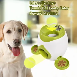 Pet tương tác đồ chơi bóng máy con chó trêu chọc đồ chơi Puppy thrower bóng Launcher Pet Tennis Snack phần thưởng máy