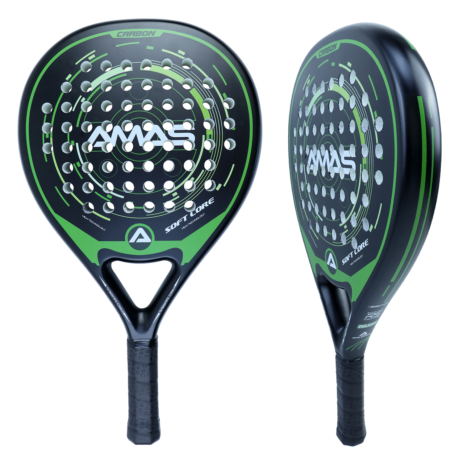 Инновационный графин 360 EVA Мягкая Производительность Полностью карбоновая ракетка