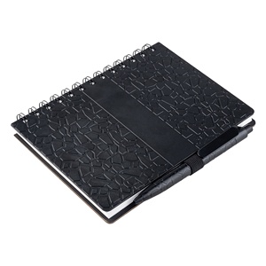 Caractéristiques du cahier à spirale à couverture rigide en pierre PP de haute qualité avec papier de pierre NB027 Cadeaux promotionnels <span class=keywords><strong>La</strong></span> Trobe Stone Paper Notebook - Product Image 6