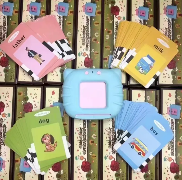 Grosir kustom kartu kilat berbicara perangkat pembelajaran mainan edukasi anak-anak mesin baca