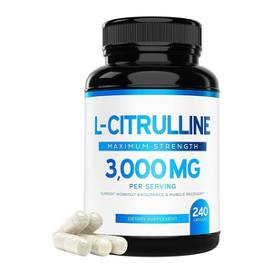 Aura L-Citrulline 3000mg Capsules 240ct - Supplément haute puissance certifié CGMP pour l'endurance des hommes adultes lors de l'entraînement - Product Image 2