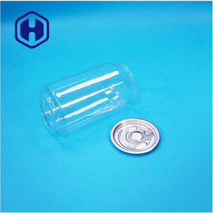 Canette de soda en plastique PET ronde avec couvercle en aluminium facile à ouvrir, vente en gros - Product Image 3