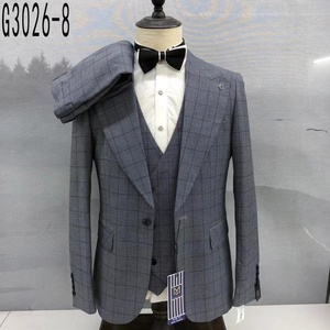 Traje de Boda para Hombre al por Mayor, Trajes Sastre Elegantes, Blazer para Hombre, Corte Slim Fit, Conjunto Premium de Tres Piezas para Hombre M137 - Product Image 3