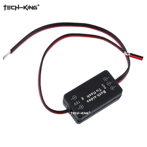 टेक किंग 12 वी दोनों ने फॉग लाइट की अगुवाई वाली ड्रिल स्ट्रिप्स कार मोटरसाइकिल के लिए बाएं/दाएं स्ट्रोब फ्लैश मॉड्यूल बॉक्स को टक्कर देने की कोशिश की - Product Image 2