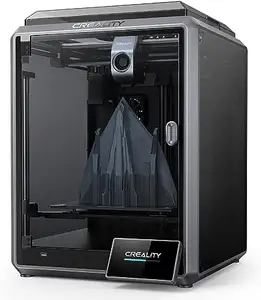 K1 Printer 3D Desktop industri, Printer 3D FDM industri Desktop xy Core besar tertutup meratakan otomatis dengan kecepatan cepat 600mm/S