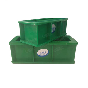 Moule à mortier en ciment plastique 50mm, moule à Cube à trois gangs, meilleur prix - Product Image 1