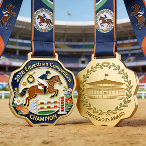 Manufacturer 3D Gold Award Medal Ribbon School Graduation Marathon Personalized Medal Metal Sports Custom <b>Table</b> <b>Tennis</b> Medal - Product Image 2