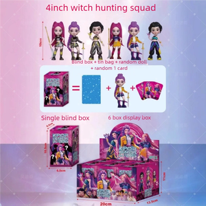 ใหม่กล่องลายนักล่ามอนสเตอร์ K-pop ทำมือโมเดลตุ๊กตาอินเทรนด์อุปกรณ์ตกแต่งเดสก์ท็อปของขวัญงานเทศกาล - Product Image 3