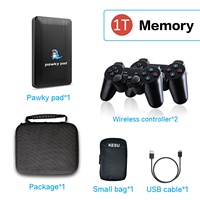 Console de jeux vidéo rétro classique, Style populaire, Pawky Pad 2t Hd 4k 3d pour Game Cube/saturn/ps1/ps2 60000 + jeux pour Windows
