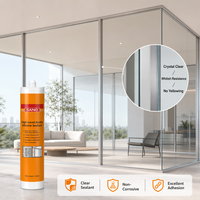Sellador de Silicona Acética Multiusos de Curado Rápido, Súper Adhesivo Líquido para Construcción, Carpintería, Embalaje y Transporte