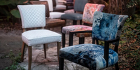 Ensemble de meubles de style européen personnalisé, meubles anciens, salon de détente, chaises sans accoudoirs