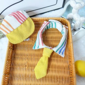 Pet Tie Baseball <b>Cap</b> Dog <b>Flat</b> <b>Cap</b> Cat Hat Small To Medium Dogs Breathable <b>Summer</b> Leisure Style - Product Image 1