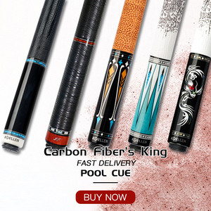 Konllen Nhà Máy Bán Tùy Chỉnh <span class=keywords><strong>Maple</strong></span>/Carbon Decal/Inlay Hồ Bơi Cue Stick Chuyên Nghiệp Thấp Độ Lệch Billiard Phụ Kiện - Product Image 4