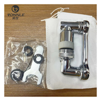 Mitigeur à double bec et à une poignée Robinet de lavabo multifonction en cuivre chromé au design moderne Robinet de salle de bain