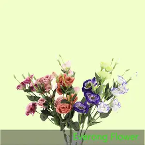 Everongflower real touch import fabric artificial silk flower cemetery real touch for Wedding decorative flowers