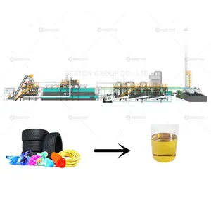 Beston Group Continuous Waste Car Tyre Pyrolysis Rubber Recycling to Oil Machinery