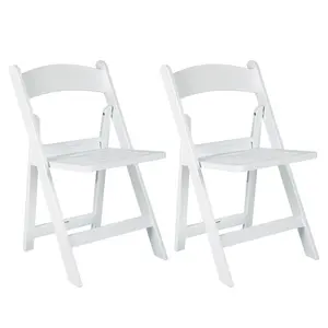 Поставщик прочный пластиковый белый ресторан отель банкет складной портативный складной свадебный стул на открытом воздухе обеденный стул для мероприятия