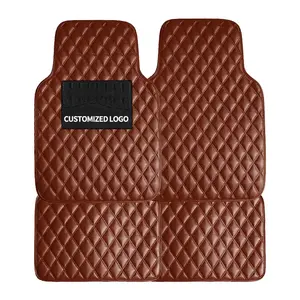 Artes PU LEATHER dedicated car mat Eco-friendly Factory Custom Wholesale Anti Slip Perfect 5D TPE Car Carpet Floor Ma