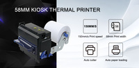 Imprimante de reçus compacte Cashino KP-247 58 mm ESC/POS intégrée pour terminaux en libre-service en stock