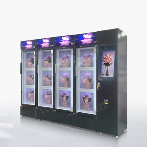 Distributeur automatique de fleurs <span class=keywords><strong>24h</strong></span> sans surveillance, avec 10/12 casiers indépendants et présentoir raffiné, directement de l'usine - Product Image 2