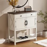 Buffet moderne en bois avec tiroirs, étagère de rangement pour entrée, bar à café, cuisine, salon, salle à manger