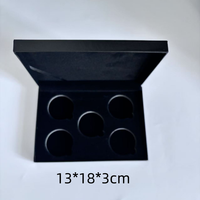 5 pièces 40mm pièces boîte de rangement 13*18cm pièce commémorative boîte-cadeau boîte d'affichage