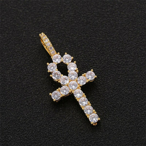 Trendz Venta caliente Micro Zircon de oro cruz de plata pendientes de los niños, para niños - Product Image 5