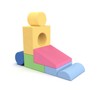 Meubles de jeu modulaires d'intérieur, blocs d'escalade en mousse souple, éponge haute densité, anti-collision, jouet d'exercice pour enfants
