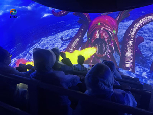 Équipement de parc d'attractions 270 °   Simulateur d'aventure immersif en 3D à visionnement direct du navire <span class=keywords><strong>pirate</strong></span> Typhoon <span class=keywords><strong>Voyage</strong></span> sur écran annulaire - Product Image 5