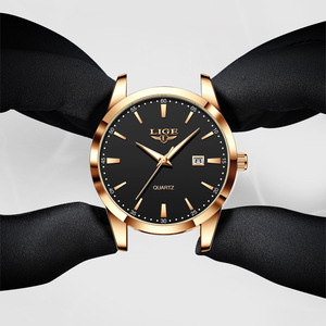 Reloj de Cuarzo para Hombre con Correa de Cuero Analógica, Resistente al Agua 30M, Caja de Aleación de Zinc, Hebilla de Aleación de Zinc, Grosor de 11mm, Modelo LG89143 - Product Image 5