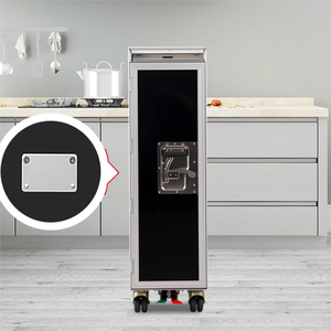 Chariot atlas taille réelle demi-taille logo personnalisé équipement de service aviation à bord chariot de restauration et de boissons - Product Image 5