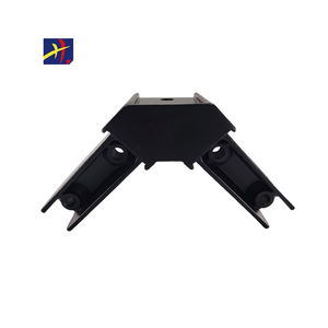 Connettore per mobili nero a 90 gradi staffa per connettore per divano <span class=keywords><strong>hardware</strong></span> per mobili con struttura da tavolo personalizzata