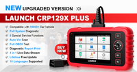 Launch tienda autorizada CRP129X PLUS actualización gratuita de por vida Crp 129x CRP129E Crp 129 CRP129 V2.0 OBD2 herramienta de diagnóstico de escáner de coche