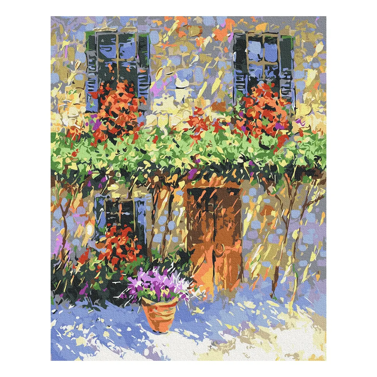 paint boy GX3017 Sunny flower house landscape mural 40 * 50 diy painting by numbers art decoration oil painting