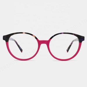 Gafas Redondas de Acetato, Certificadas ISO9001, Material Ligero, Comodidad para Uso Prolongado en la Empresa y Durante Actividades - Product Image 2