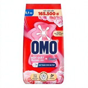 Détergent pour lave-linge à chargement par le haut OMO Matic avec parfum de rose française 5,1 kg - Product Image 1