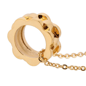 Collar con Colgante de Engranaje de Acero Inoxidable Chapado en Oro de 18K, Diseño Geométrico, Joyería para Mujer, Estilo Europeo Americano - Product Image 5
