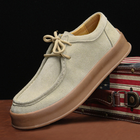 Chaussures d'affaires de haute qualité en cuir de vachette de première qualité, mocassins pour hommes avec semelle en caoutchouc, chaussures habillées