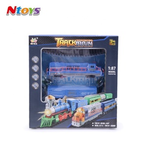 <span class=keywords><strong>Tren</strong></span> Eléctrico en Miniatura 1:87 con Vías, Luces y Sonido, Juguete para Niños - Product Image 6