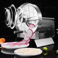 Desktop Compacte Fruitgroentesnijmachine-Arbeidsbesparende Elektrische Machine Voor Kleinschalige Voorbereiding