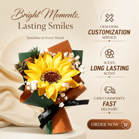 Diffuseur de parfum pour voiture en forme de bouquet de fleurs, à clipser sur la grille d'aération, aromathérapie, huile essentielle, désodorisant, accessoire de décoration de voiture, cadeau