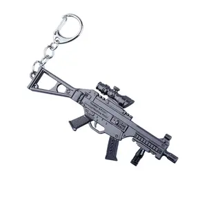 Gun Keychain Wholesale Customized High Quality Key Chain Gifts Metal Shape weapon Gun Keychain