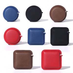 Cinta Métrica MINI de Cuero PU con Grabado Láser, Regalo Promocional de Fábrica, Venta Caliente - Product Image 2