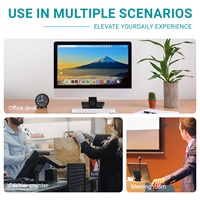 Soporte de Escritorio para Monitor Wearson, Altura Ajustable, VESA 75 100, Base de Repuesto para Monitor LG Asus
