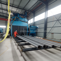 Machine de sablage à rouleaux électrique automatique de type traversant Jichuan-JCQ6915 avec billes d'acier